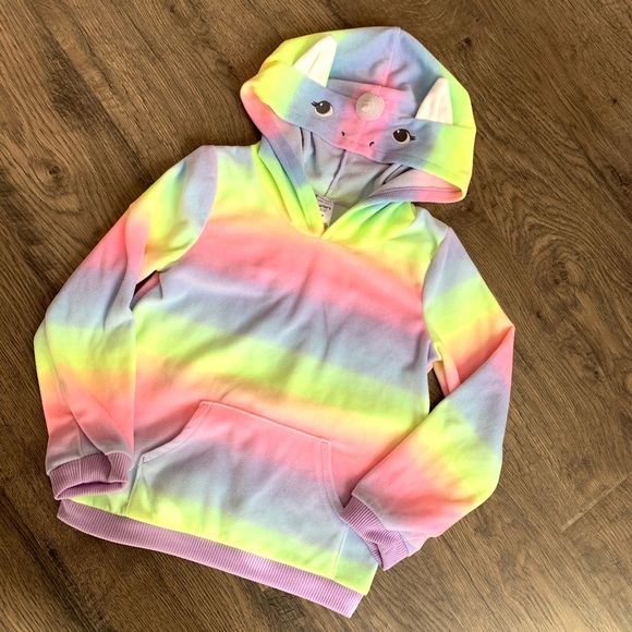 unicorn fleece hoodie